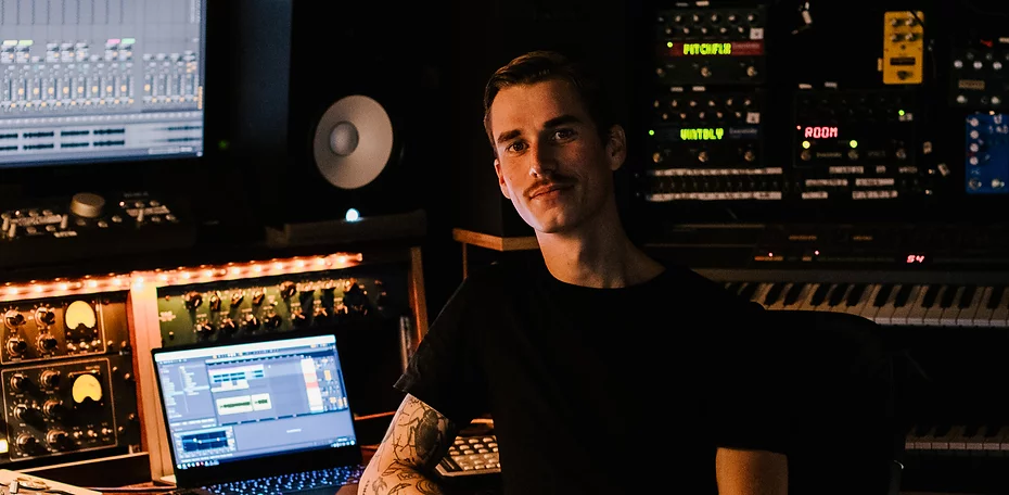 Fritz in the Studio